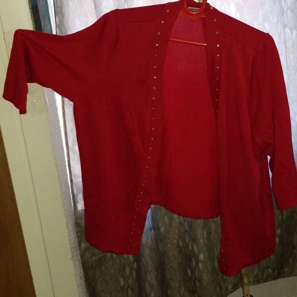 Cute Red Cardigan